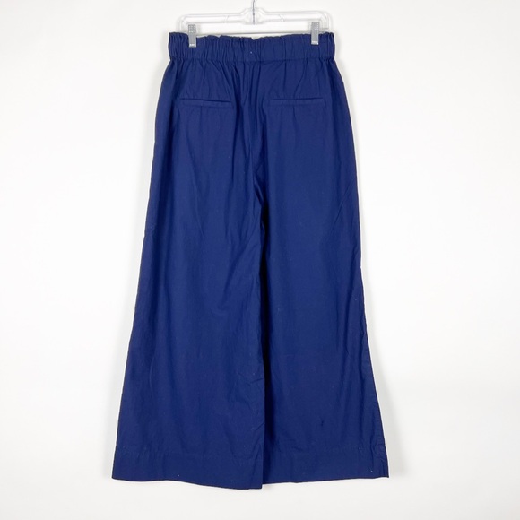 Anthropologie Maeve Utility Wide Leg Pants Blue Size Medium - Picture 3 of 4